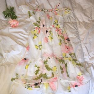 Girls floral dress